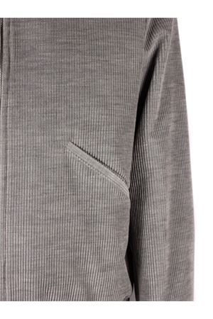 Gray ribbed cotton velvet jacket PT TORINO | TL2FGB090TORPG500210